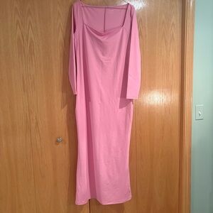 Wild Fable Soft Pink Long Sleeve Dress